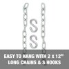 Snow Joe Bliss Hammocks Fringed Island Rope Hammock w Spreader Bars  Hanging Hardware BH-407W